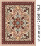 Persian Carpet Vector Design Carpet for Room Decoration