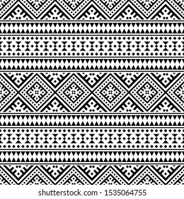 Ikat Ethnic Aztec Pattern Illustration Design Stock Vector (Royalty ...