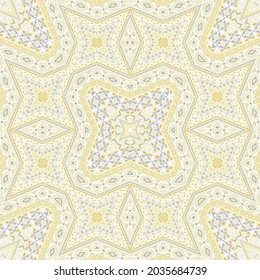 Persian repeating pattern vector design. Boho geometric background. Ceramic print in ethnic style. Geometric motifs in geo style.