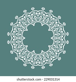 persian round pattern 