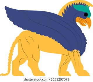 Sistema de Crença Espiritual Persa, Assyrian Winged Lion