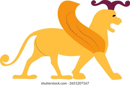 Persian Spiritual Belief System, Winged lion