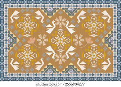 Persian Turkish carpet rug antique pattern decoration 