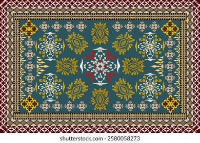 Persian Turkish carpet rug antique pattern decoration 