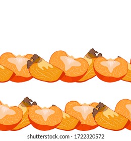 Ilustración de vector de borde horizontal sin fisuras dibujada a mano. Conjunto para diseño, banner, menú, afiche.