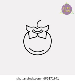 persimmon line icon