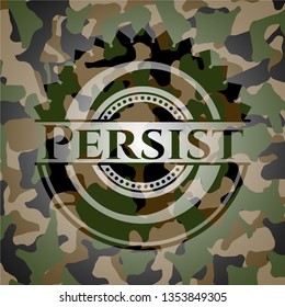 Persist on camouflaged texture