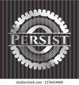 Persist silver emblem