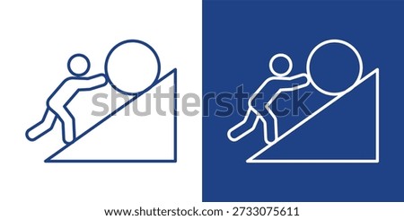 Persistence Blue And White Icon Style Collection