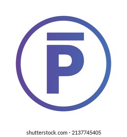 Persistence Cryptocurrency token icon. XPRT token symbol. Cryptocurrency vector icon. Flat Vector illustration - Vector