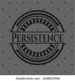 Persistence realistic dark emblem
