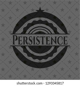 Persistence retro style black emblem