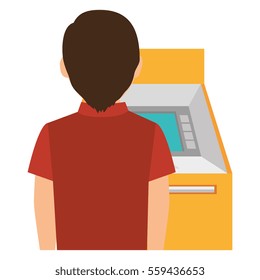 person in atm icon