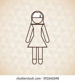 person avatar design, vector illustration eps10 graphic 