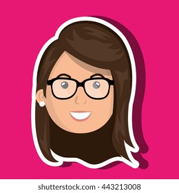 person avatar design, vector illustration eps10 graphic 
