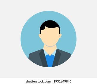 Person avatar icon design vector for multiple use 