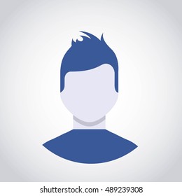 person avatar user icon vector illustration design