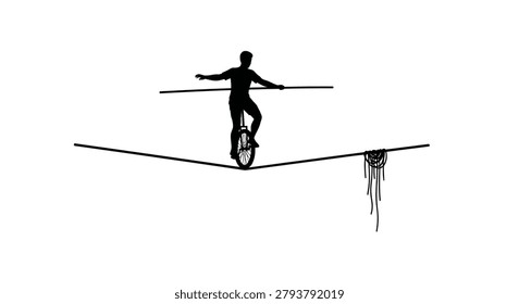 Person balancing on one wheel bike
