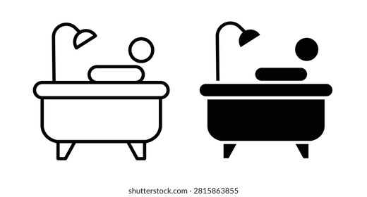 Person Bathing icon set, collection of vector icons.