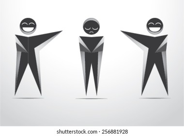 Person being bullied by other persons
