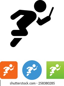 Person Carrying A Baton Icon