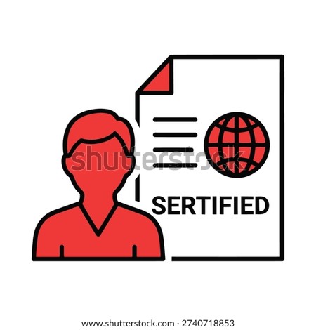 A person with a certified document