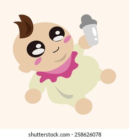 person character baby theme elements