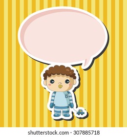 person character baby theme elements