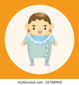 person character baby theme elements