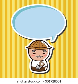 person character farmer theme elements