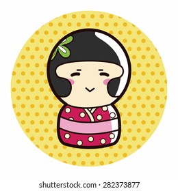 person character Japanese theme elements