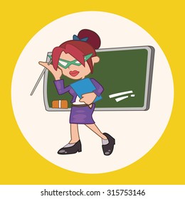 person character teacher theme elements