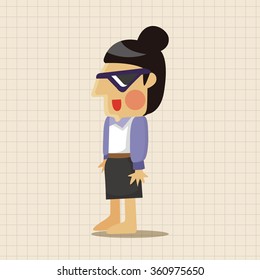 person character teacher theme elements