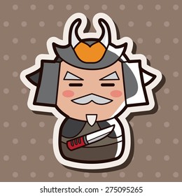 person character warrior theme elements