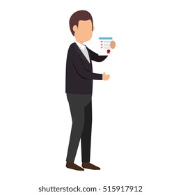 person with checklist icon