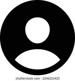 person circle illustration with flat style