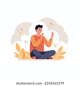 Person clapping hand during a live performance, such as a concert, theater show, or sporting event. Person thankful or pray