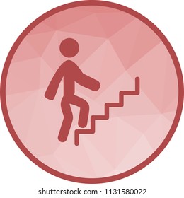 Person Climbing Stairs