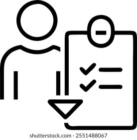 Person with Clipboard and Detailed Service Tracking concept as A person holding a clipboard ensuring detailed service tracking set against a clean background with space for text or