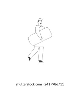 person coloring book poses illustration
