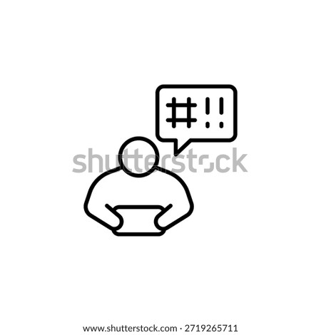 Person Complain Online Using Tablet Negative Feedback