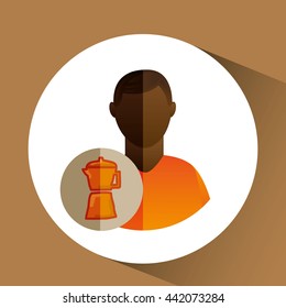 person cooking design 