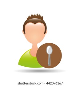 person cooking design 