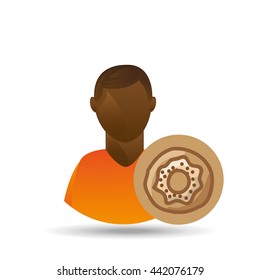 person cooking design 