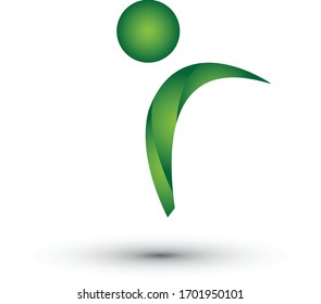Person Creative Care Concept Logo Design Template