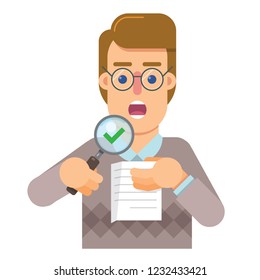 Person delegate to the audit that analyzes and research the correctness of the work