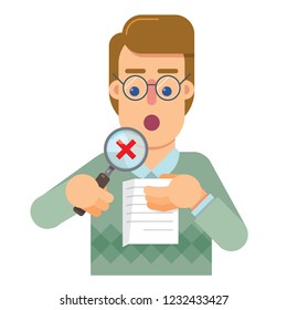 Person delegate to the audit that analyzes and research the correctness of the work
