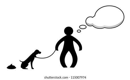 Person and dog