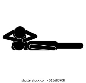 person doing cpr to pacient icon