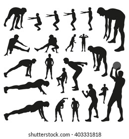 Person Doing Sports Exercises
